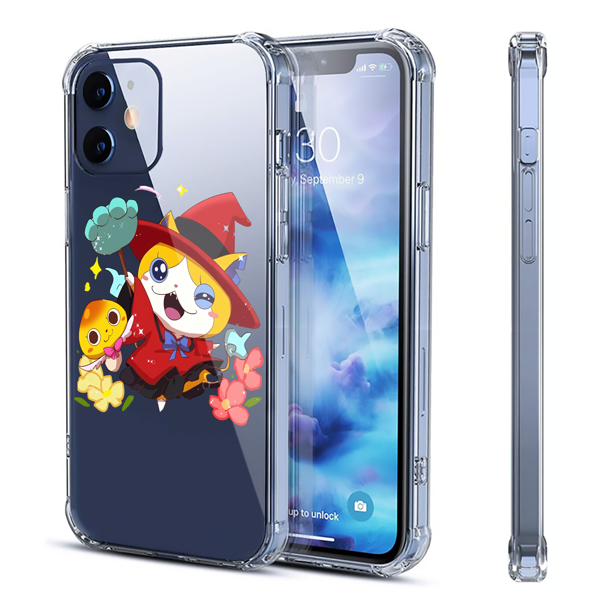 （画像用） 妖怪ウォッチ Yo-kai Watch 【iPhone 12シリーズ対応】透明スマホケース（クリアソフトケース）